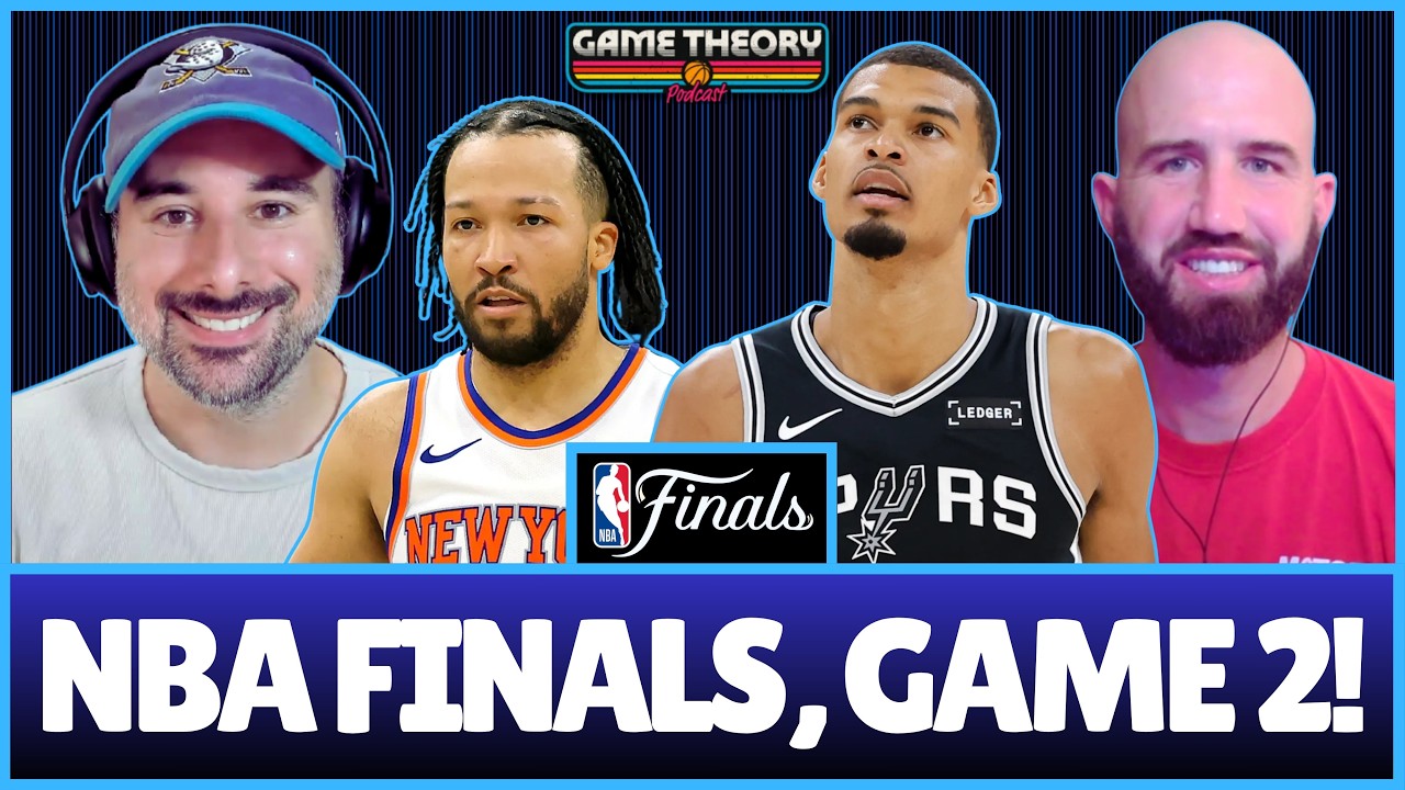 Knicks Take 2-0 Lead Over Spurs In PHYSICAL NBA Finals Game 2 (REACTION) | Game Theory Podcast