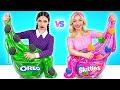 Barbie vs Wednesday の料理チャレンジ | 面白い食べ物のレシピ Multi DO Joy