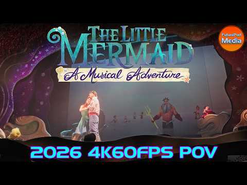 The Little Mermaid: A Musical Adventure l 2026 4K60FPS Live Show POV | Disney's Hollywood Studios