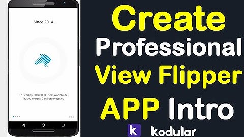 How to Add View Flipper in Splash Screen tutorial step by step kodular,appybuilder.(2021)