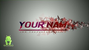 cara membuat intro partikel text animation || fixellab & kinemaster