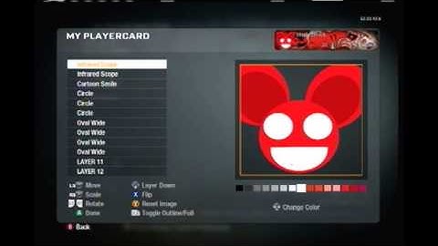 Call of Duty:Black Ops::Emblem Creation:DeadMau5