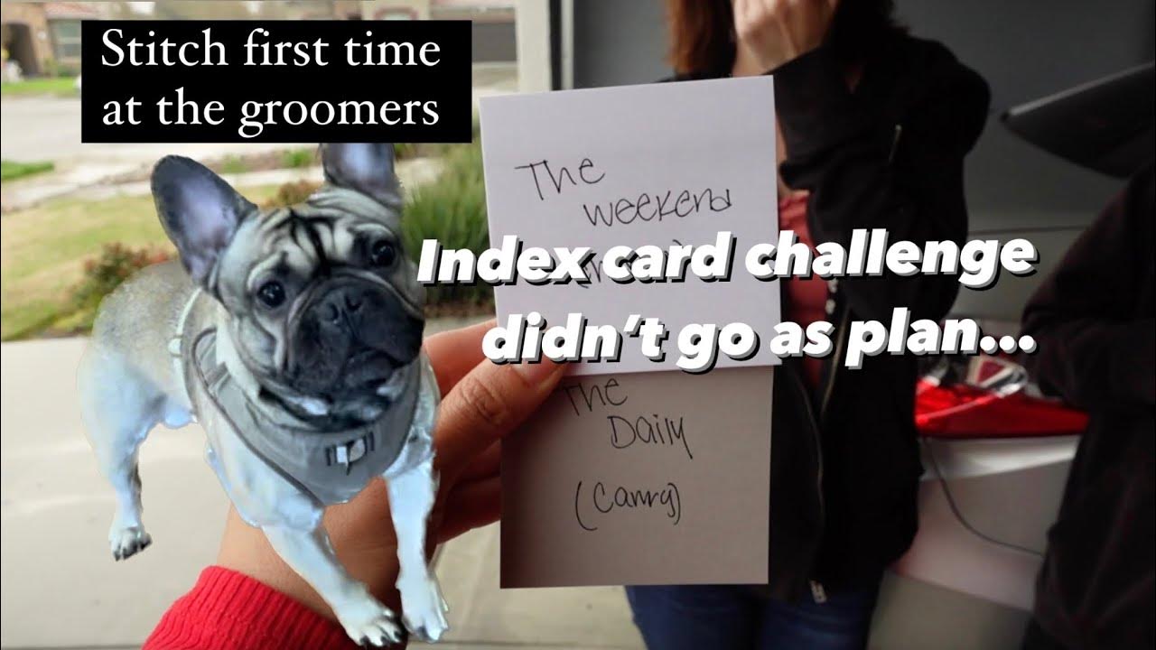 Index card challenge didn't go as plan... YouTube