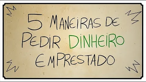 Como pedir dinheiro meu pai?
