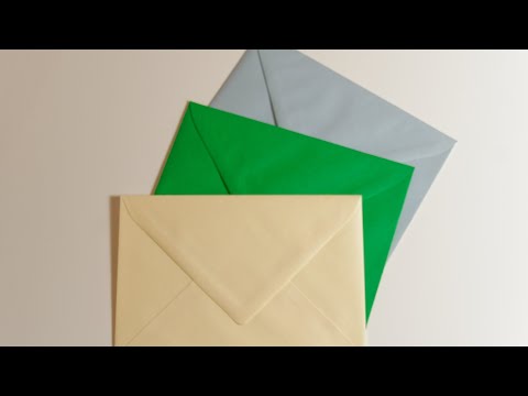 Kağıttan Basit Zarf Yapımı (Origami Zarf)