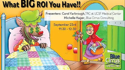 What BIG ROI You Have!!