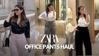 ZARA Office Pants Haul | Formal Pants & Trousers You  Must Have | Sana Grover