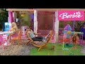 Barbie and Ken Homeschooling Barbie's Sister Chelsea and Recess Mini Golf in Barbie Dream House