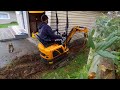 Installing a French Drain to stop moisture rising through a concrete floor