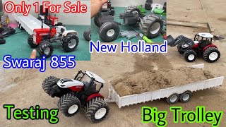 new RC Swaraj tractor and video shooting Big trolley testing with Tractor