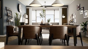 Realistic Interior Architectural (UE4 + RTX Accelerated Ray Tracing)