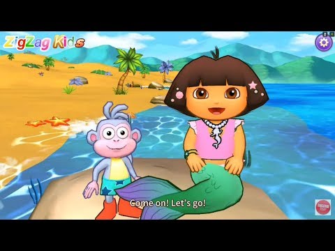 Dora Aventureira | Saves The Mermaid World | Exploradora | ZigZag - YouTube