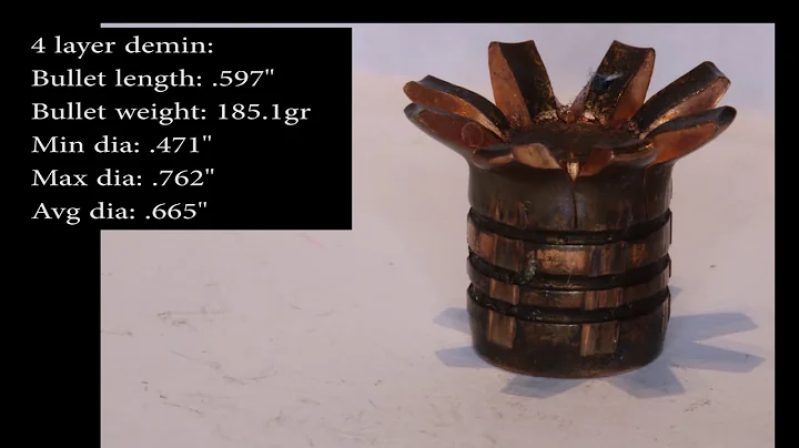 .45ACP, 185gr All Copper HP, R&R Weapon Systems, Velocity and Gel Test