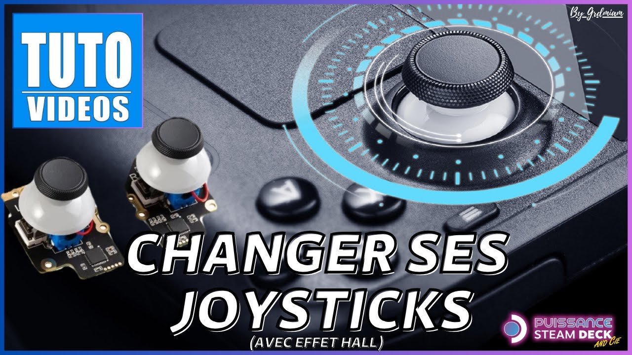 Des joysticks GuliKit à effet Hall et sans soudure pour le Steam Deck