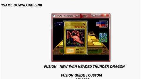 Yu-Gi-Oh! - Forbidden Memories - MY MOD - ALL CUSTOM FUSIONS