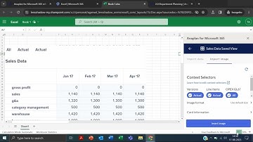Anaplan Microsoft 365 Import data