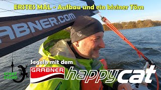 Segeln mit dem Happy Cat Evolution von Grabner ⛵ Erstes Mal Aufbau + kleiner Törn | STADTGECKO