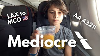 American Airlines A321 LAX-MCO Main Cabin Extra | Full Flight Review