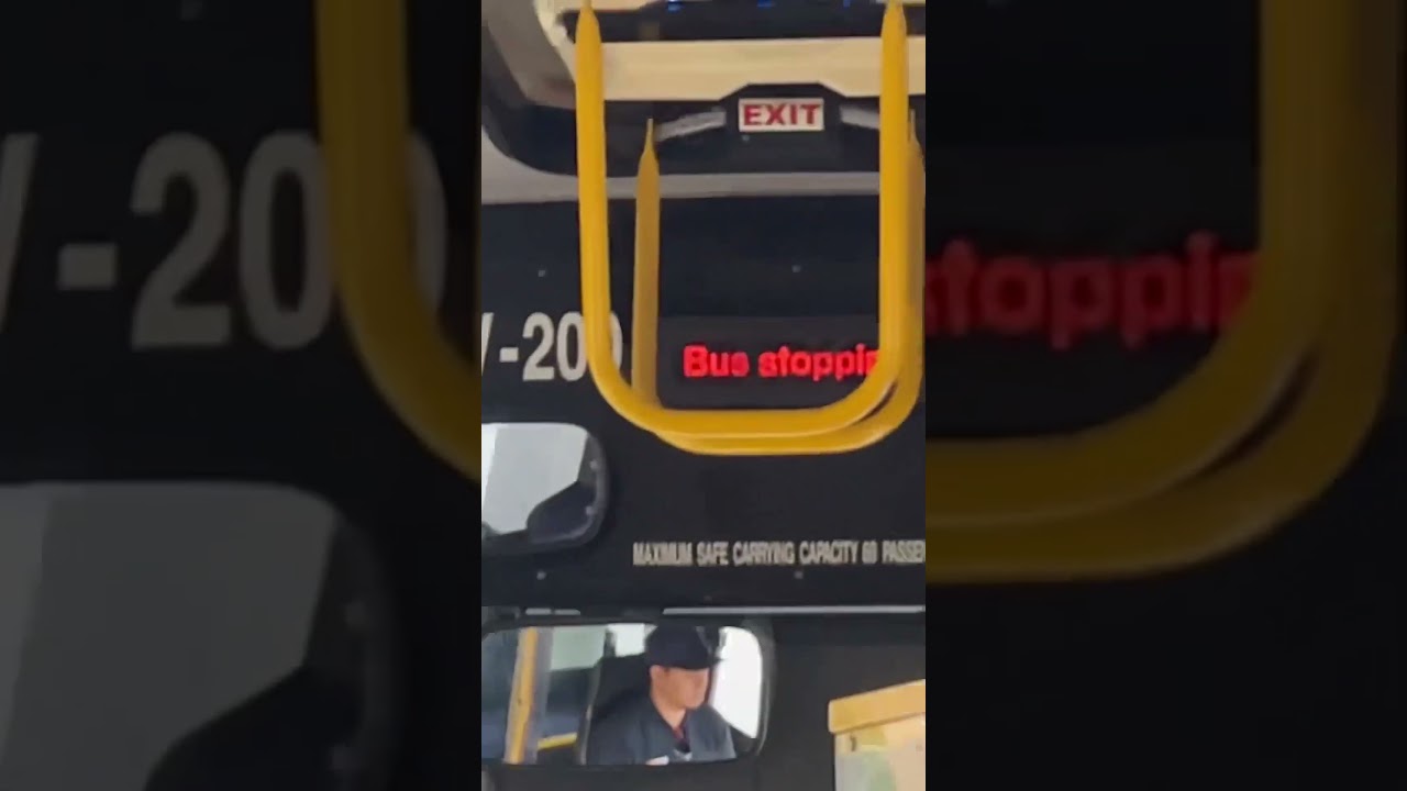 Pull cord stop request - CDC bus W200