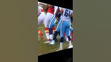 Was it a fumble? Mariota gets flattend!!!