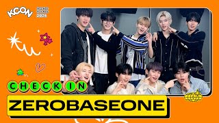 CHECK IN MISSION💛 | ZEROBASEONE (제로베이스원) | KCON HONG KONG 2024