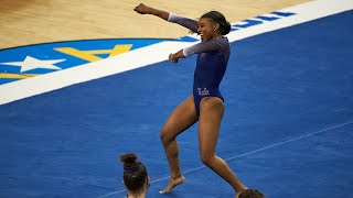 Viral sensation Nia Dennis amazes for UCLA gymnastics once again