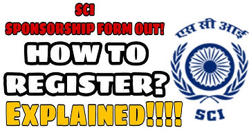 #1 How to register for SCI Sponsorship | MTI | Explained by MarineR Sk