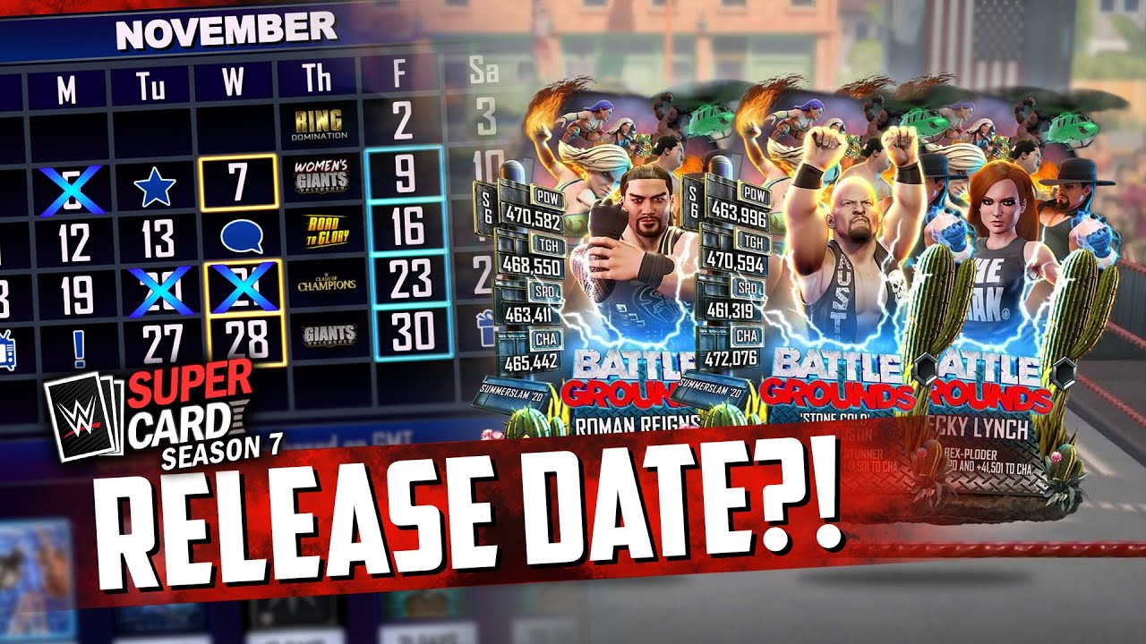 wwe supercard season 5 release date