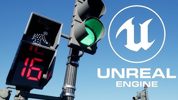 UE4 UE5 Traffic Lights - Animation Demo