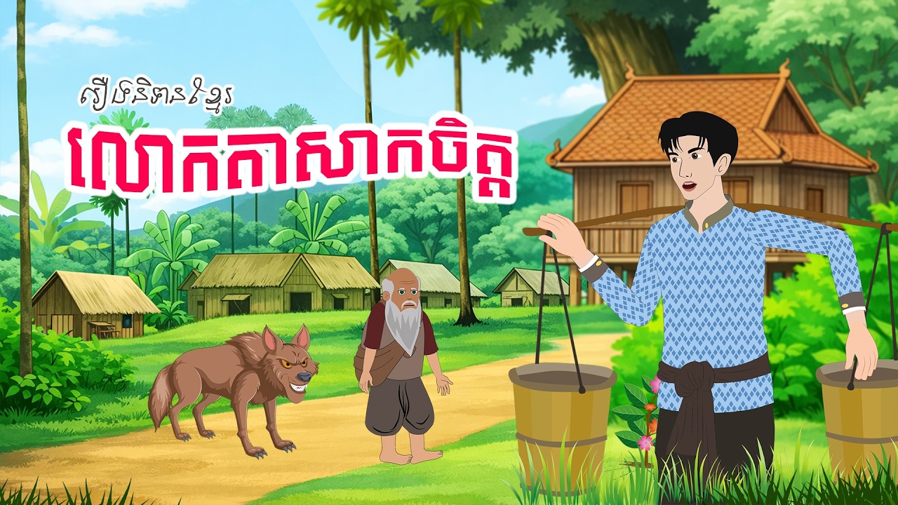 រឿងតុក្កតាខ្មែរ លោកតាសាកចិត្ត - Story In Khmer By Tola Film #khmerstory #animationkhmer