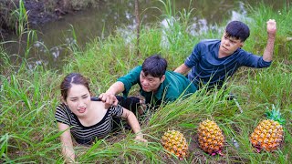 The drunk guy tried to play dirty tricks on me, my disabled brother came to help - Harvest Pineapple