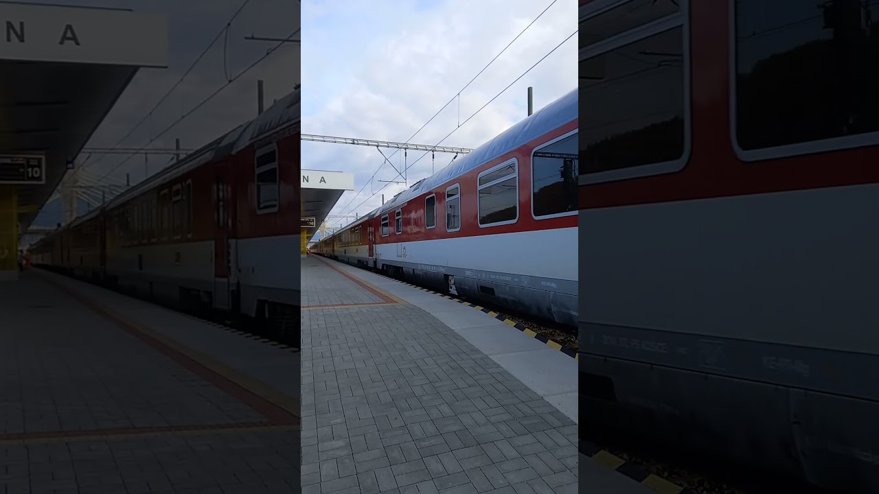 Odchod Ex 618 Tatran smer BA hl.st. z Košíc do stanice Žilina so súpravou 757 001-3 kvôli výluke