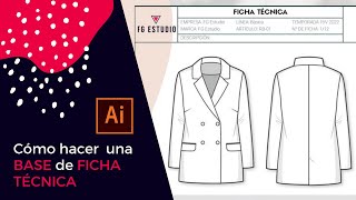 Cómo hacer la BASE de una FICHA TÉCNICA en ILLUSTRATOR