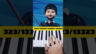 how to play jump rope song/Fingers Edition #shorts #pianotutorial #squidgame #pianist #tutorial