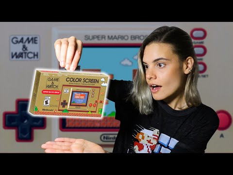 GAME & WATCH UNBOXING!! Super Mario Bros. Edition - YouTube