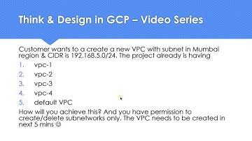 Think & Design in GCP - Smart way to Create Subnetworks |5 VPCs Quota Limit |Auto mode - Custom mode