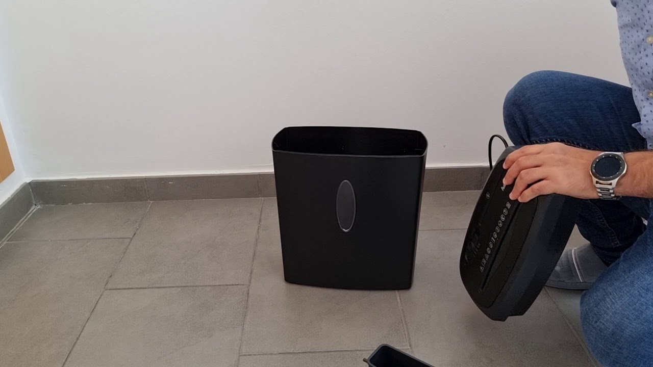 Hama Home X10CD – Distruggi Documenti Facile, Anche CD E Carte! Capacità 15 Litri, Taglio A Croce