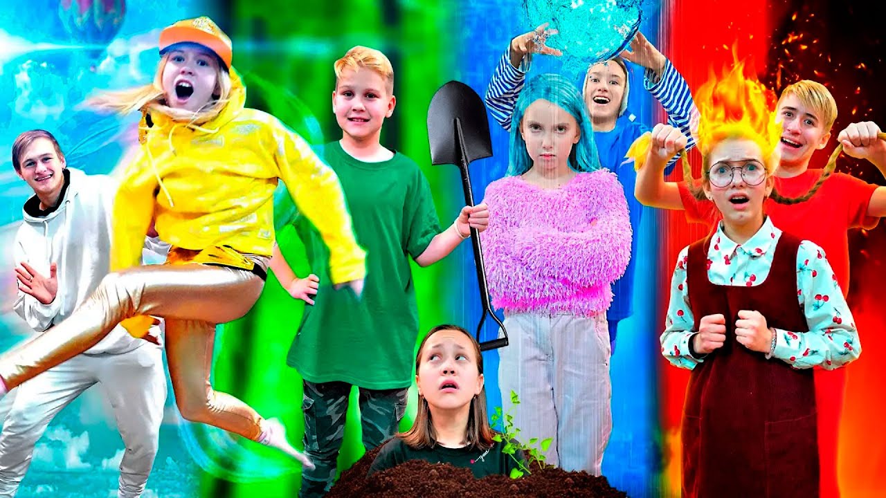 Schoolkids Fire, Water, Air, Earth! Friends and the Power of the 4 Elements! We Are Family - The ...