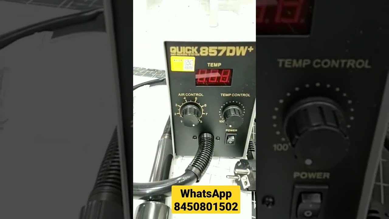 Quick 857DW+ SMD REWORK STATION Buy Whatsapp - 8450801502 #Quick857Dw ...