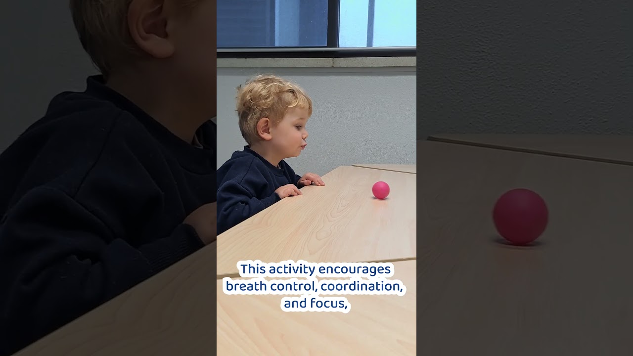 Unlock Speech Skills Through Play: How Blowing Balls Builds Vital Muscles for Kids!