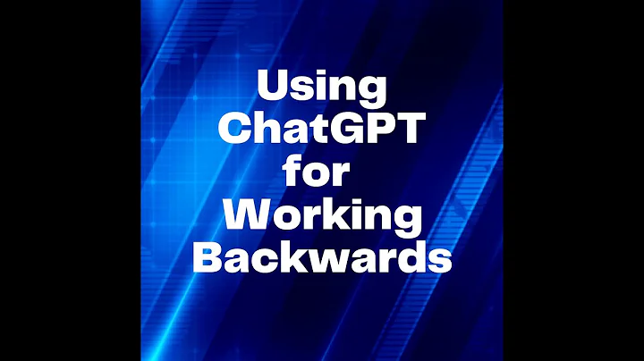 Demonstration of using ChatGPT/Generative AI to create Amazon's Working Backwards Press Releases