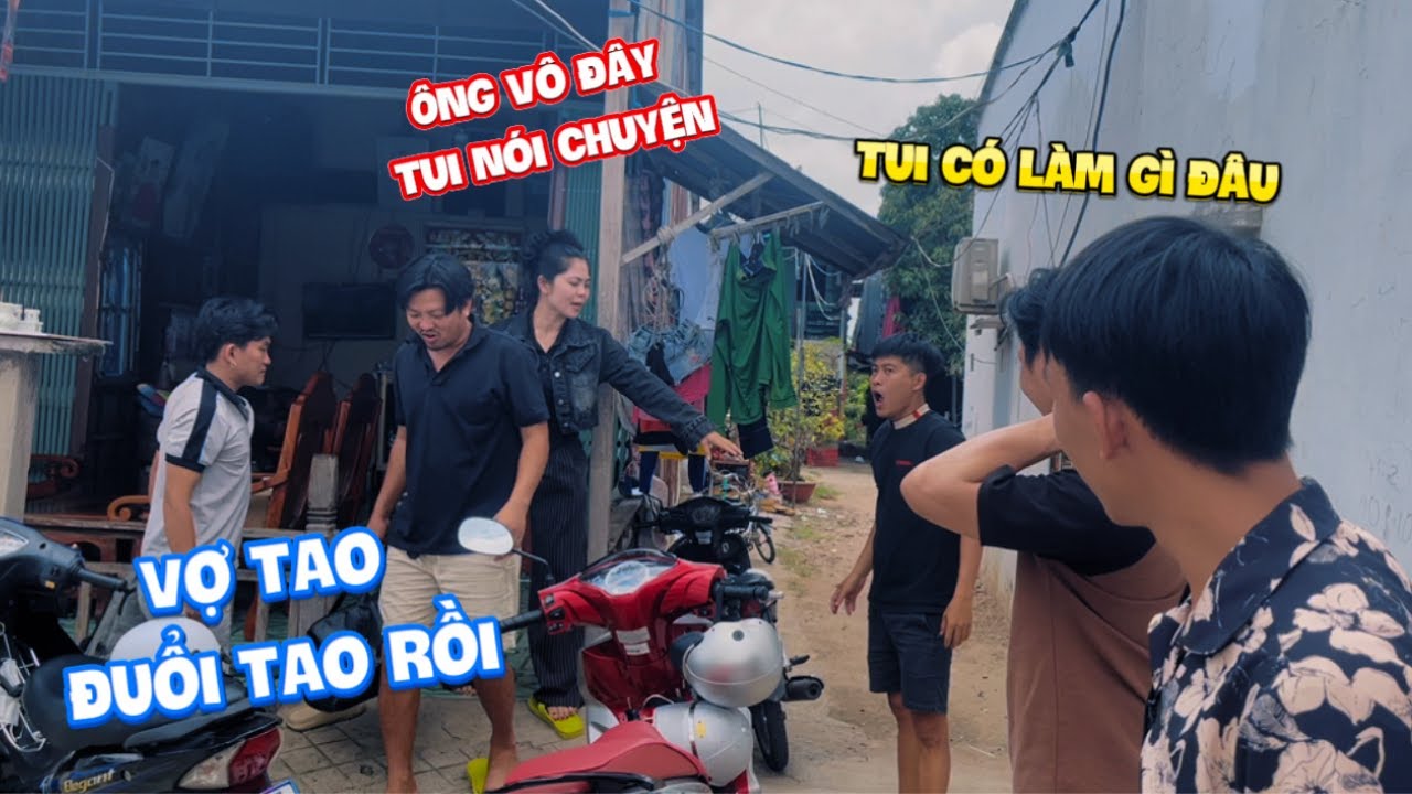 Hoài phong bất lực khi cả team kéo đến nhà và phán ứng của vợ hoài phong cực gắt | HoàiPhong TV