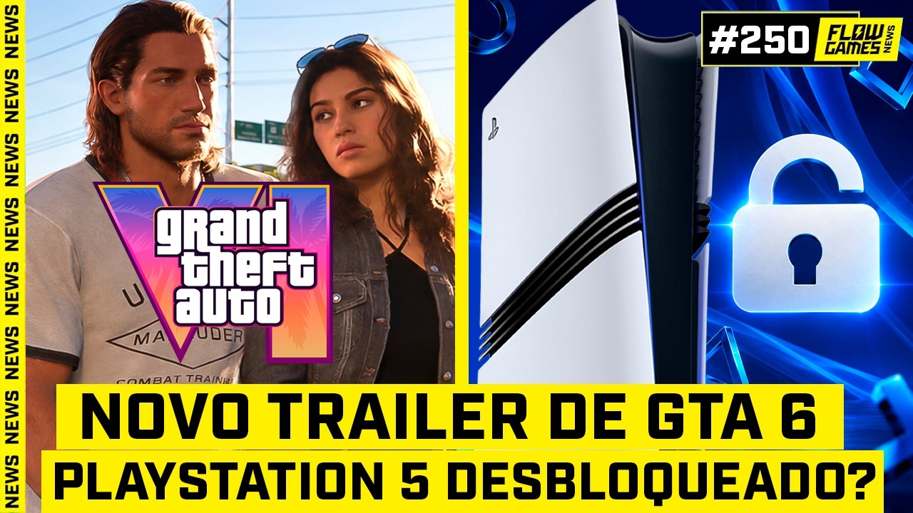 NOVO TRAILER DE GTA 6 E PLAYSTATION 5 DESBLOQUEADO? - #FGN #250
