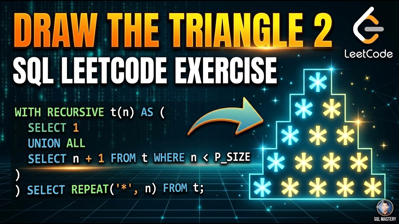 TRYING to solve: Draw The Triangle 2 from HACKER RANK - YouTube