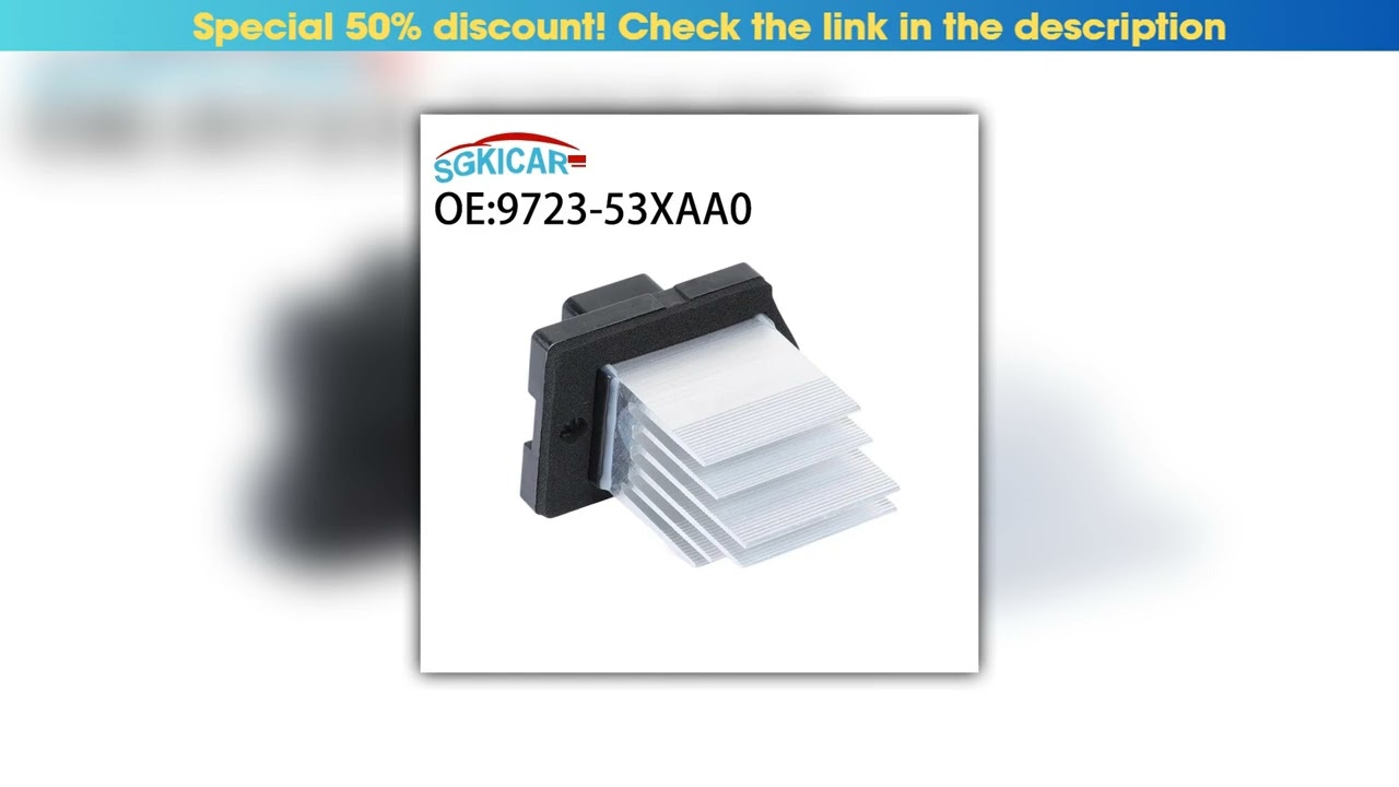 Deal ODiDiO 972353XAA0 97235-3XAA0 Car Power Transistor Blower Motor Resistance For Hyundai IX25 Cr