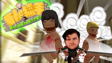 ATTACK OF THE TITANS! | Attack On Titan Tribute Game! (Funny Moments)