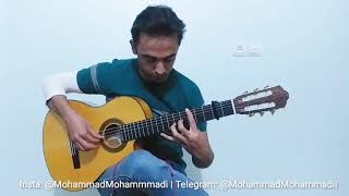 Video thumbnail of "Khodaye Asemounha - Naser CheshmAzar - Fingerstyle Guitar Cover | خدای آسمون‌ها - ناصر چشم‌آذر"