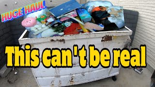 DUMPSTER DIVING - I GOT A BIG SURPRISE AT THIS DUMPSTER !!
