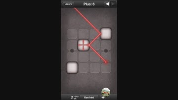 Lazors Game play and Solutions Level Plus
