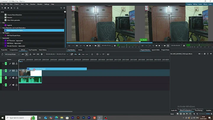 Kdenlive Audio Background Noise Removal